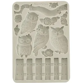 Stamperia Silicon Mould A5 Scrapbooking The Owl’s House