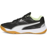 Puma Solarflash II Leichtathletik-Schuh, Black White-Fizzy Light-Gum, 43