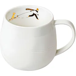 räder Schneetag Tasse Hundeschlitten Porzellan weiß 0092535