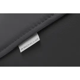 W.Schillig Cocktailsessel "sally", schwarz (schwarz z59), B:84cm H:78cm T:84cm, Longlife Xtra-Leder Z59: Glattleder mit modischer Prägung. Hautstärke 0, 9 - 1, 1 mm., Sessel, Cocktailsessel, mit Metall-Winkelfüßen in Schwarz pulverbeschichtet