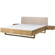 Massivmoebel24 FICHTELBERG 160 x 200 cm Beige