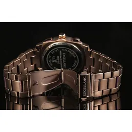 Excellanc Herrenuhr mit Metallarmband - Kupfer