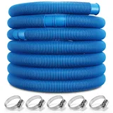 monzana Poolschlauch Blau 14 m