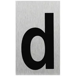 ProPlus SF_972124 Aluminium Türschild "d" 100x60mm Tür Schild