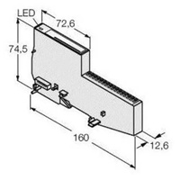 Turck Economy Modul BL20-E-16 6827230