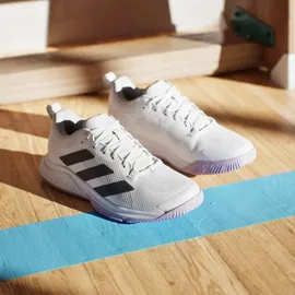 adidas Court Team Bounce 2.0 Damen Cloud White/Core Black/Powder Plum 38 2/3