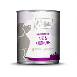 MjAMjAM - DUO für Hund 800g MjAMjAM Hund 6x800g Duo Pute und Kaninchen