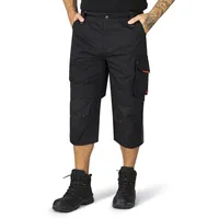Hero by John Medoox Arbeitsshorts TACOMA Pro Workwear 3/4-Hose Arbeits-3/4-Hose in Funktionsqualität für Herren schwarz 54