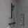 Villeroy & Boch Infinity Showers Duschgarnitur eckig für Wandmontage 230x110x900mm Matt Black TVS110002000