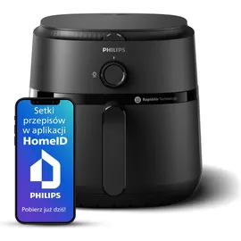 Philips Heißluftfritteuse NA130/00 schwarz