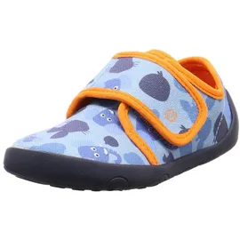 Affenzahn Hausschuh Baumwolle Movy mit Klettverschluss, rutschfest, flexibel, leicht für Kindergarten und Kita Größe 21-35 - Kid's