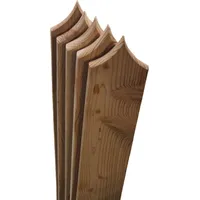Zaunlatte 150x9x2cm Sibirische Lärche Muster D - Naturbelassen