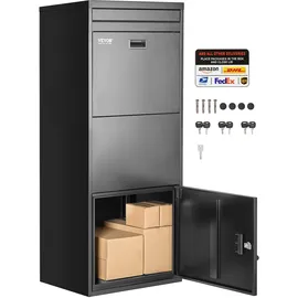 Vevor Paketbriefkasten schwarz