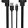 Ansmann USB-C auf USB-A 1 m Schwarz