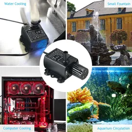 Aibecy Mini DC12V 9W Micro Brushless Wasserpumpe