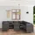 vidaXL Garten-Lounge-Set 9-tlg. grau