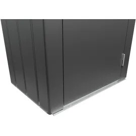 Biohort Terrassenschrank Julia 77,7 x 57 x 140,2 cm Dunkelgrau-Metallic