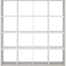 FMD Raumteilerregal Mega 138,5 x 33 x 143 cm Beige