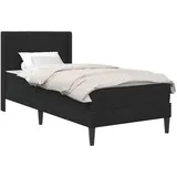 vidaXL 90 x 200 cm Schwarz