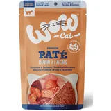wow cat Nassfutter Premium Paté Adult Huhn & Lachs 12 x 125 g