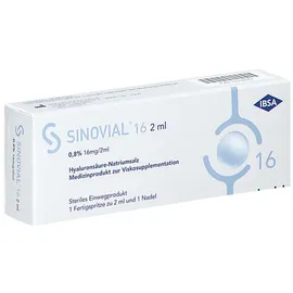 ibsa pharma gmbh Sinovial 16 2 Ml 0,8% 16mg/2ml Hyaluronsäure-na