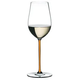 Riedel Fatto A Mano Riesling/Zinfandel - Orange - Einzelpackung, Weinglas, Kristallglas, Spülmaschinenfest - 4900/15O