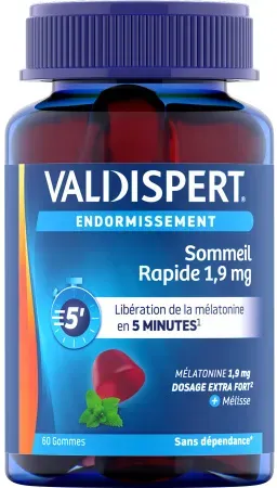 Valdispert Schneller Schlaf 1,9mg Nahrungsergänzungsmittel 60 Gummis