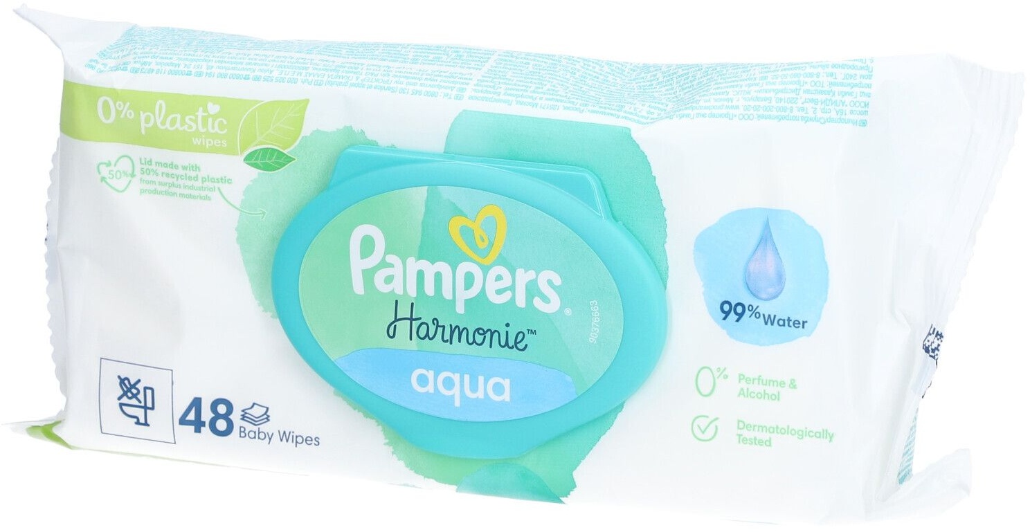 PAMPERS HarmonieTM Aqua - Lingettes imprégnées lingette(s)