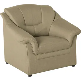 DOMO collection Sessel Mezia Polyester 98 x 84 x 82 cm Beige
