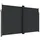 vidaXL Seitenmarkise 200 x 1000 cm Schwarz Polyester