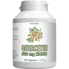 SinoPlaSan AG Quercetin 500 mg Mono Kapseln 180 St.