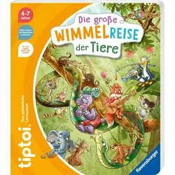 Kinderbuch RAVENSBURGER "tiptoi Die große Wimmelreise der Tiere", bunt, Bücher, Kinderbuch, Made in Europe