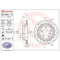 Brembo Bremsscheibe 09.6841.1X