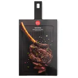 WOLL Cut & Serve Schneidebrett-Set aus Papierverbundstoff 49 x 24 cm Schwarz