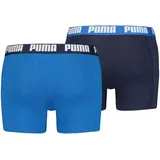 Boxer true blue/black S 2er Pack