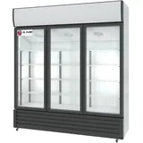 Gasfrit – Kühlschrank mit Glasfront 1400 Liter mit 3 Glastüren | Professioneller Getränkekühlschrank | 1550 x 550 x 1980 mm
