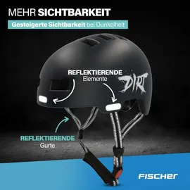 Fischer BMX Plus Jump S/M Kinder schwarz 2021