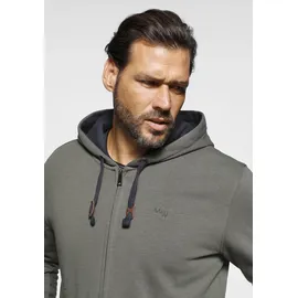MAN'S WORLD Kapuzensweatjacke Herren Olivgrün M