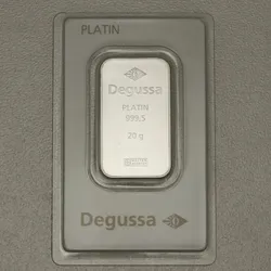 Platinbarren 20g DEGUSSA (Pt)