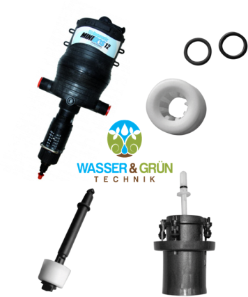 Dosmatic-Wasserbetriebene Dosierpumpen und Kit Ersatzteile (Dosmatic-Wasserbetriebene Dosierpumpen und Kit Ersatzteile: MicroDos 2 %, 1/2 Zoll AG)