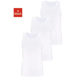 H.I.S. Tanktop "Unterziehshirt, Unterhemd für Herren", Herren, Gr. 4/S, weiß, Single Jersey, Obermaterial: 100% Baumwolle, unifarben, Basic, körpernah normal, Rundhals, Tops Tanktop, unifarben, Rundhalsausschnitt, aus Baumwolle