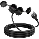 greate 2fach 5 Meter wasserdicht IP44 3500W