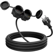 greate 2fach 5 Meter wasserdicht IP44 3500W