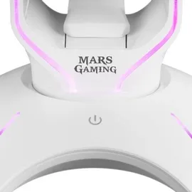Mars Gaming MHHPRO Kopfhörerständer 3-in-1 Weiß USB