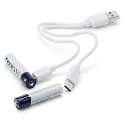 Tchibo - Akku AAA-Batterien - weiß