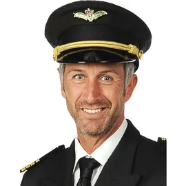 Thetru Pilotenmütze Deluxe schwarz 61