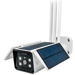 LUVISION 4G/ LTE Solar IP Kamera Cloud Überwachungskamera für SIM Karte mit Solarzelle Solarpanel Solarkamera 6W