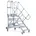 Plattformtreppe fahrbar 1000 cm Aluminium Stahl