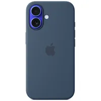 Apple iPhone 16 Silikon Case mit MagSafe denim
