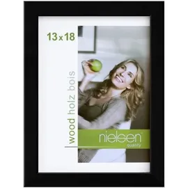Nielsen Holzrahmen 6532001 Quadrum 13x18cm schwarz| Preis nach Code NIKOLAUS